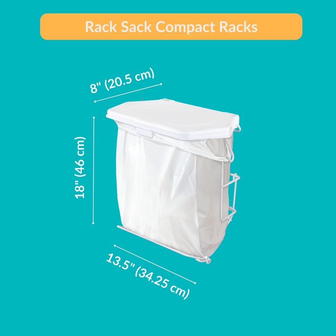 Rack Sack Compact Garbage Bin