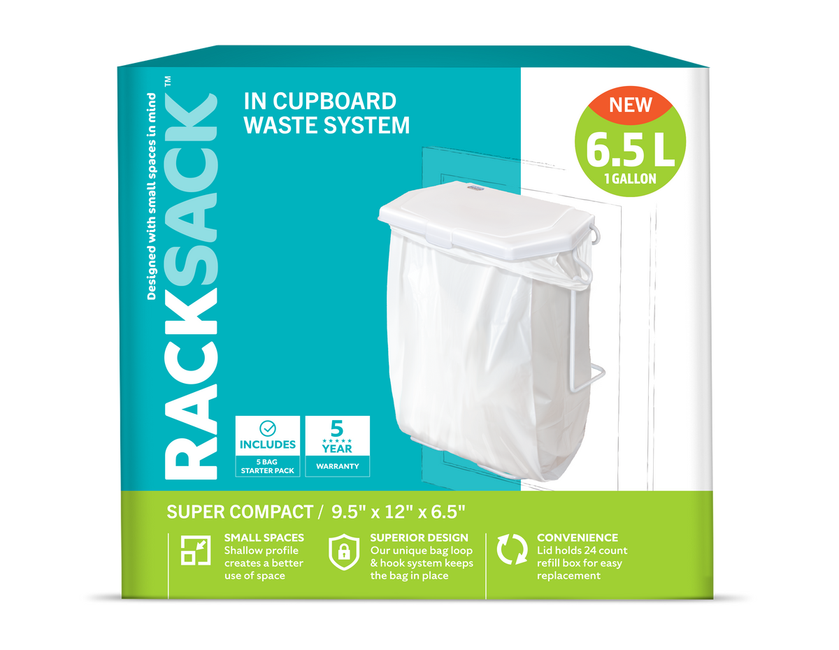 Rack Sack Super Compact Garbage Bin