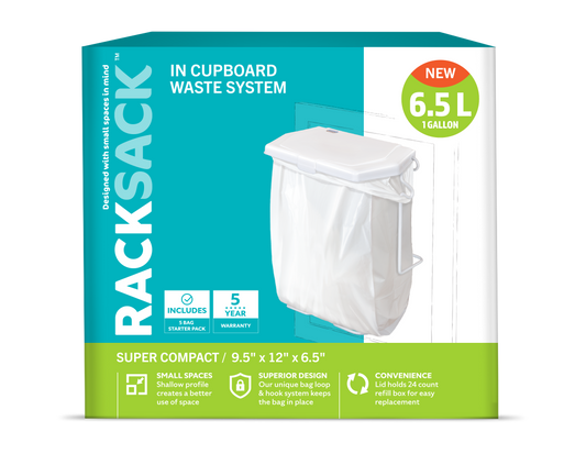 Rack Sack Super Compact Garbage Bin