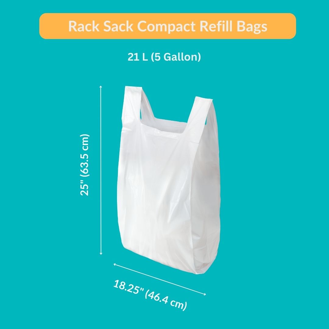 Rack Sack Compact Bag Refills Clear 48's