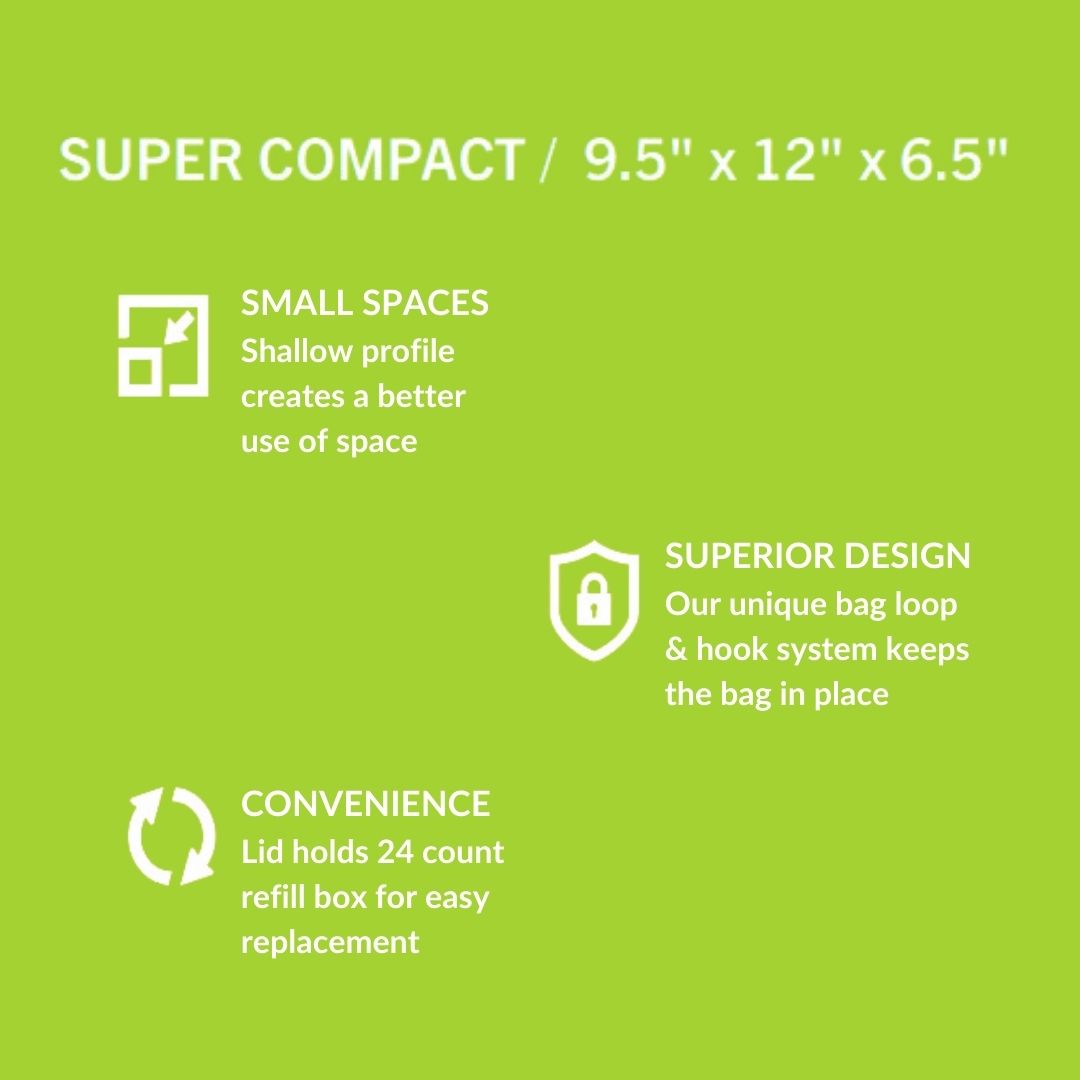Rack Sack Super Compact Garbage Bin