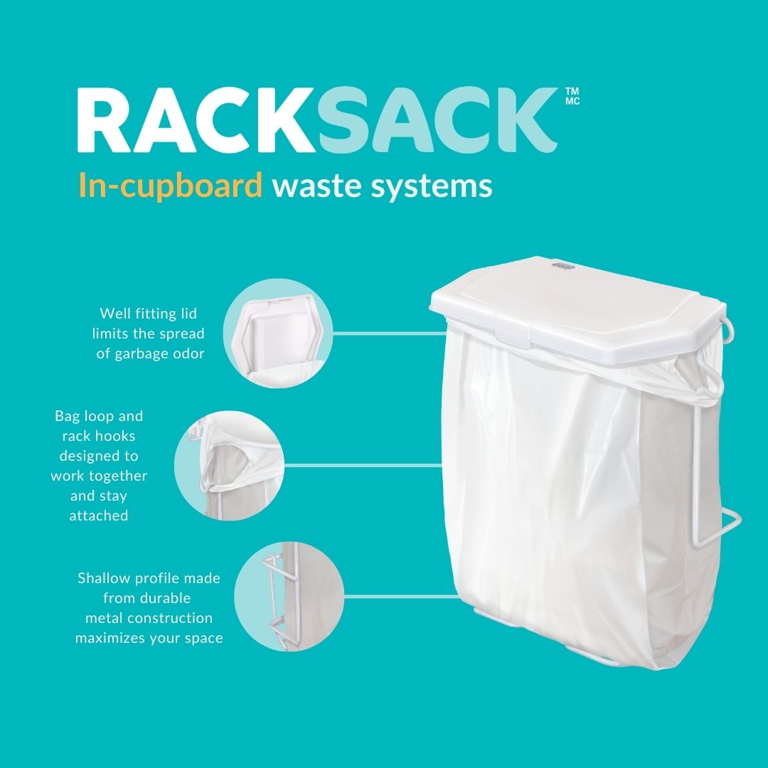 Rack Sack Super Compact Garbage Bin